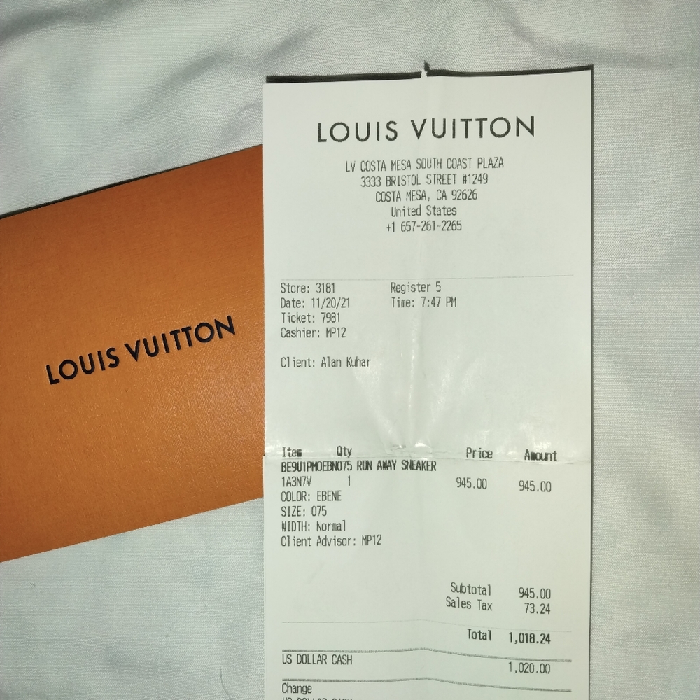 Louis Vuitton Shoes Tri Color Size 7.5 - Picture 5 of 5